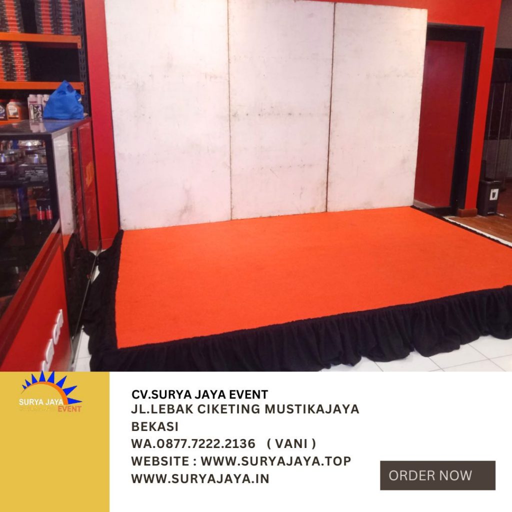 Sewa Panggung,Backdrop,Kursi susun Stainless Jatiasih Bekasi