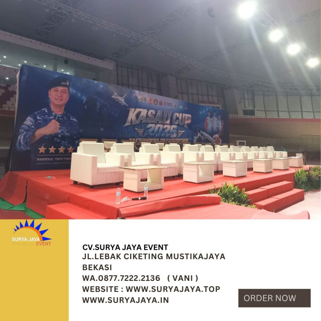 Sewa Sofa Kotak, Podium Sirine, Gong Jakarta