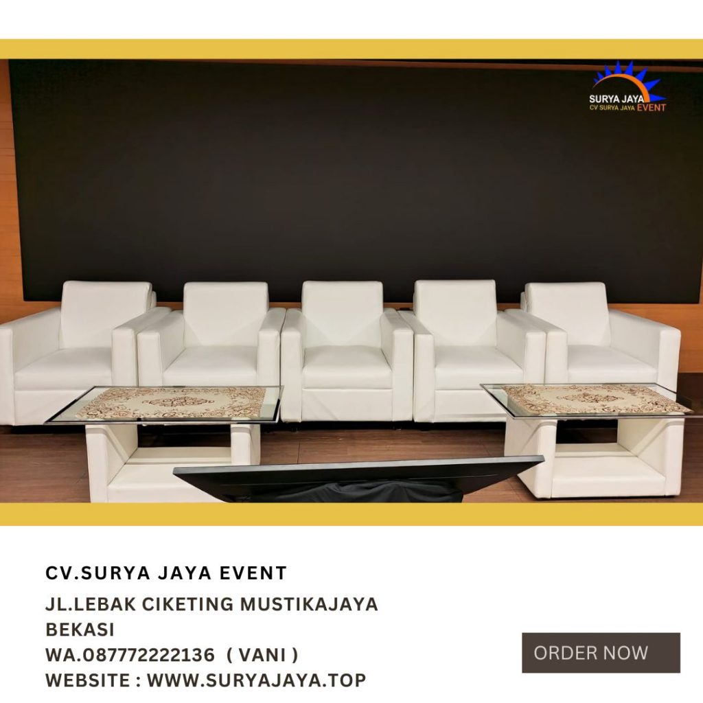 Sewa Sofa Kotak, Podium Sirine, Gong Jakarta
