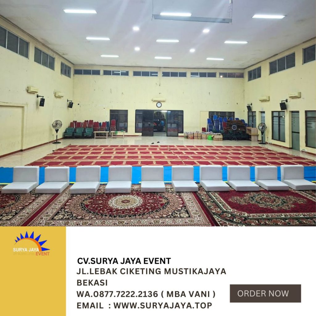 Sewa Sofa Lesehan Event LAZ Attaqwa Bekasi