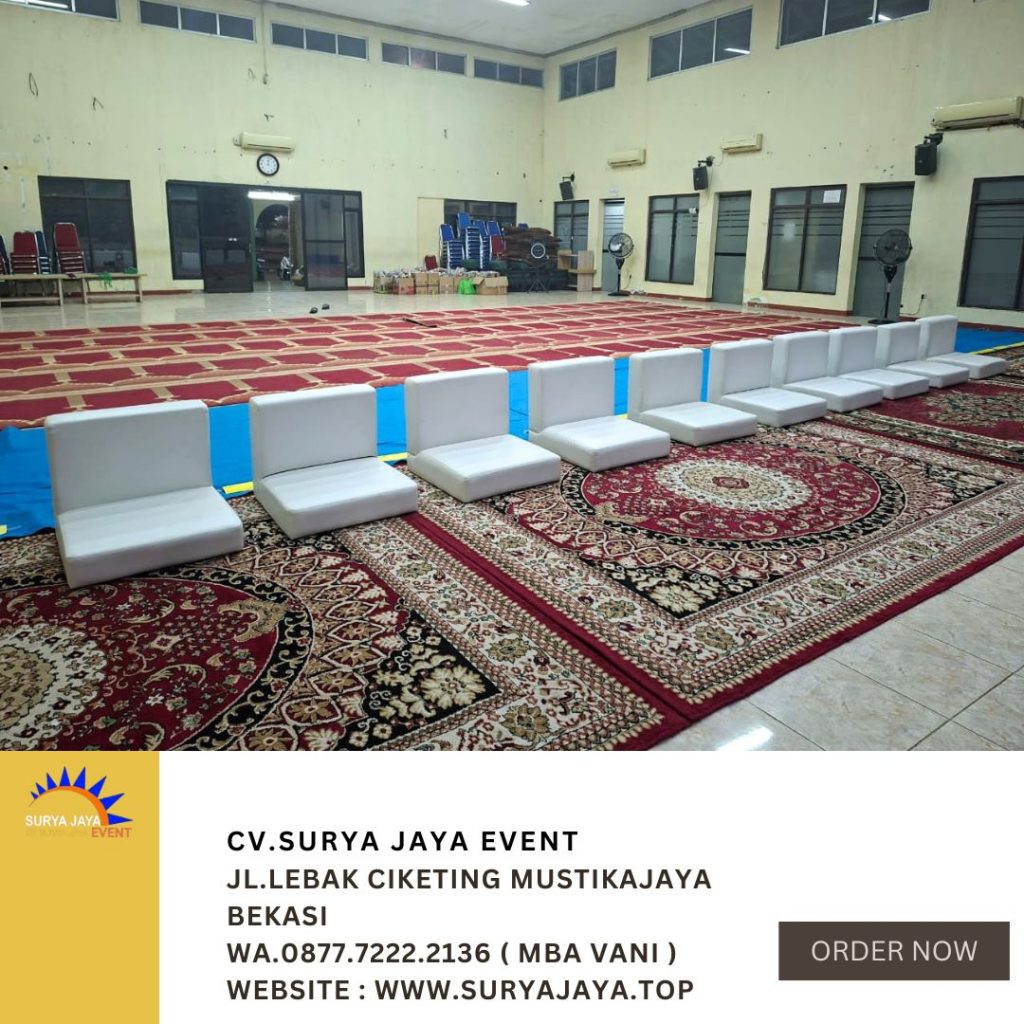 Sewa Sofa Lesehan Event LAZ Attaqwa Bekasi