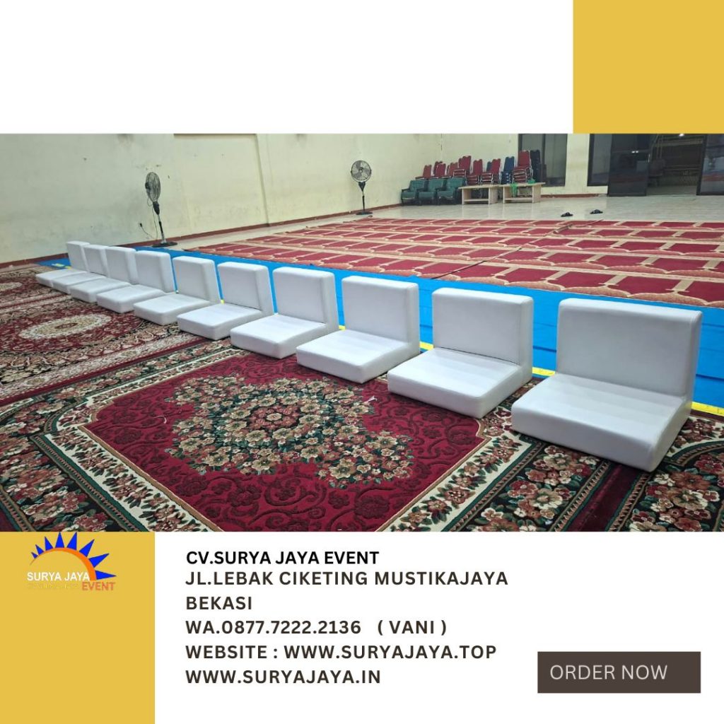 Sewa Sofa Lesehan Event LAZ Attaqwa Bekasi