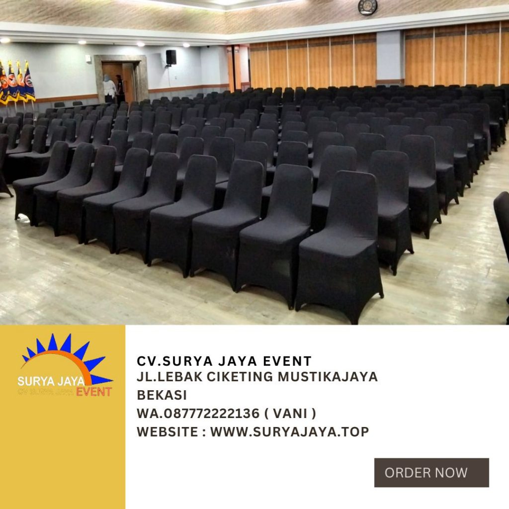 Rental Kursi Susun Stainless Full Cover Karawang
