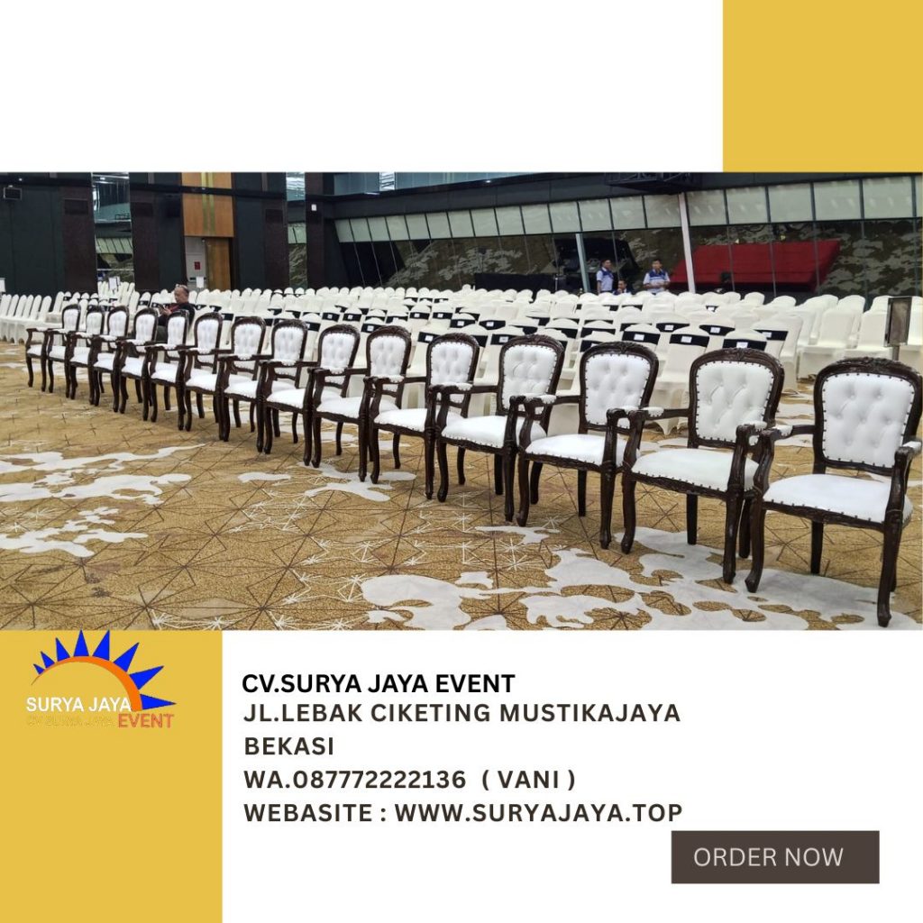 Sewa Arm Chairs VIP Kayu Blok M Jaksel