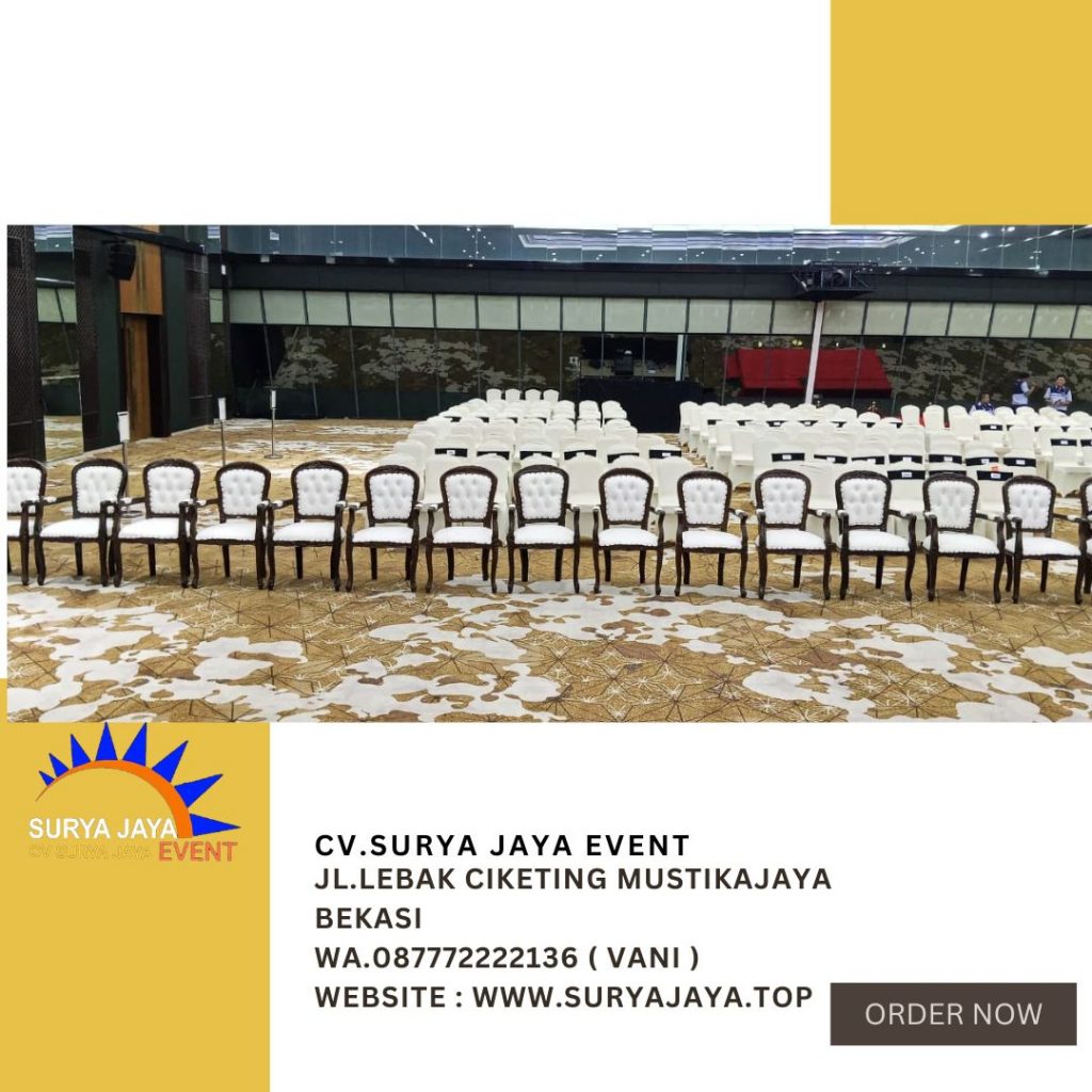 Sewa Arm Chairs VIP Kayu Blok M Jaksel