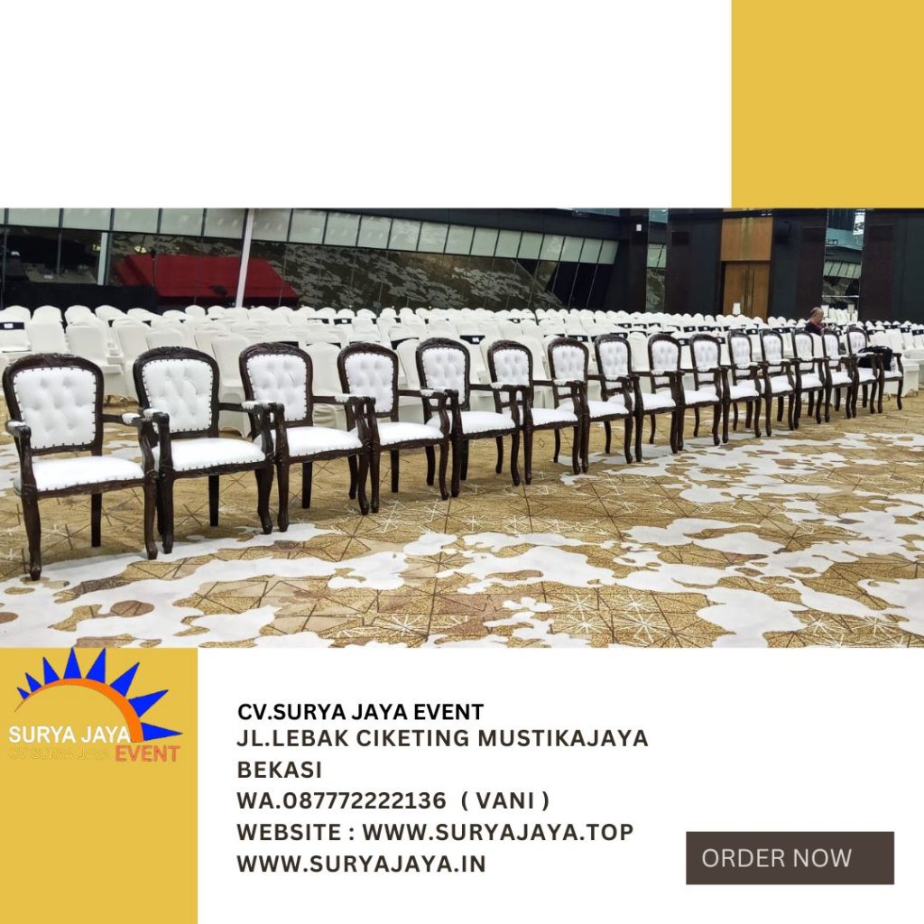 Sewa Arm Chairs VIP Kayu Blok M Jaksel