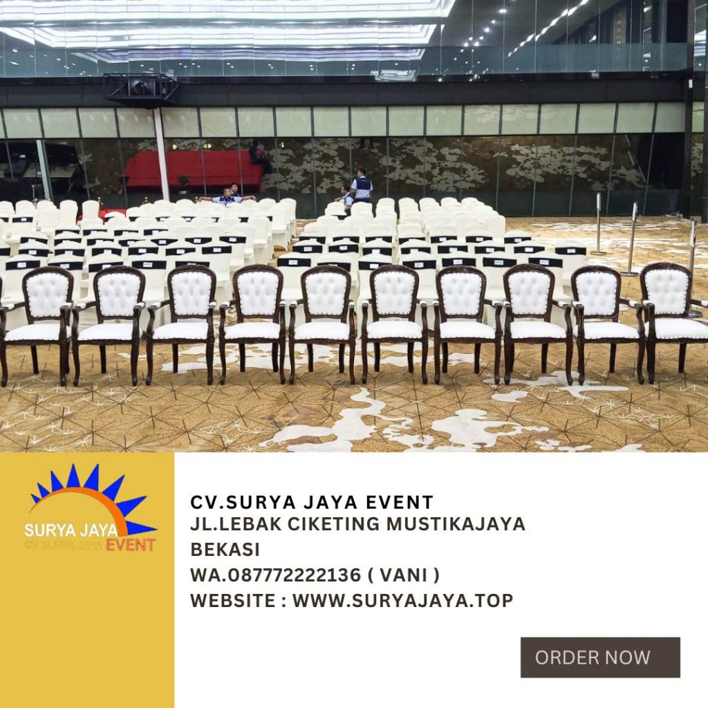 Sewa Arm Chairs VIP Kayu Blok M Jaksel