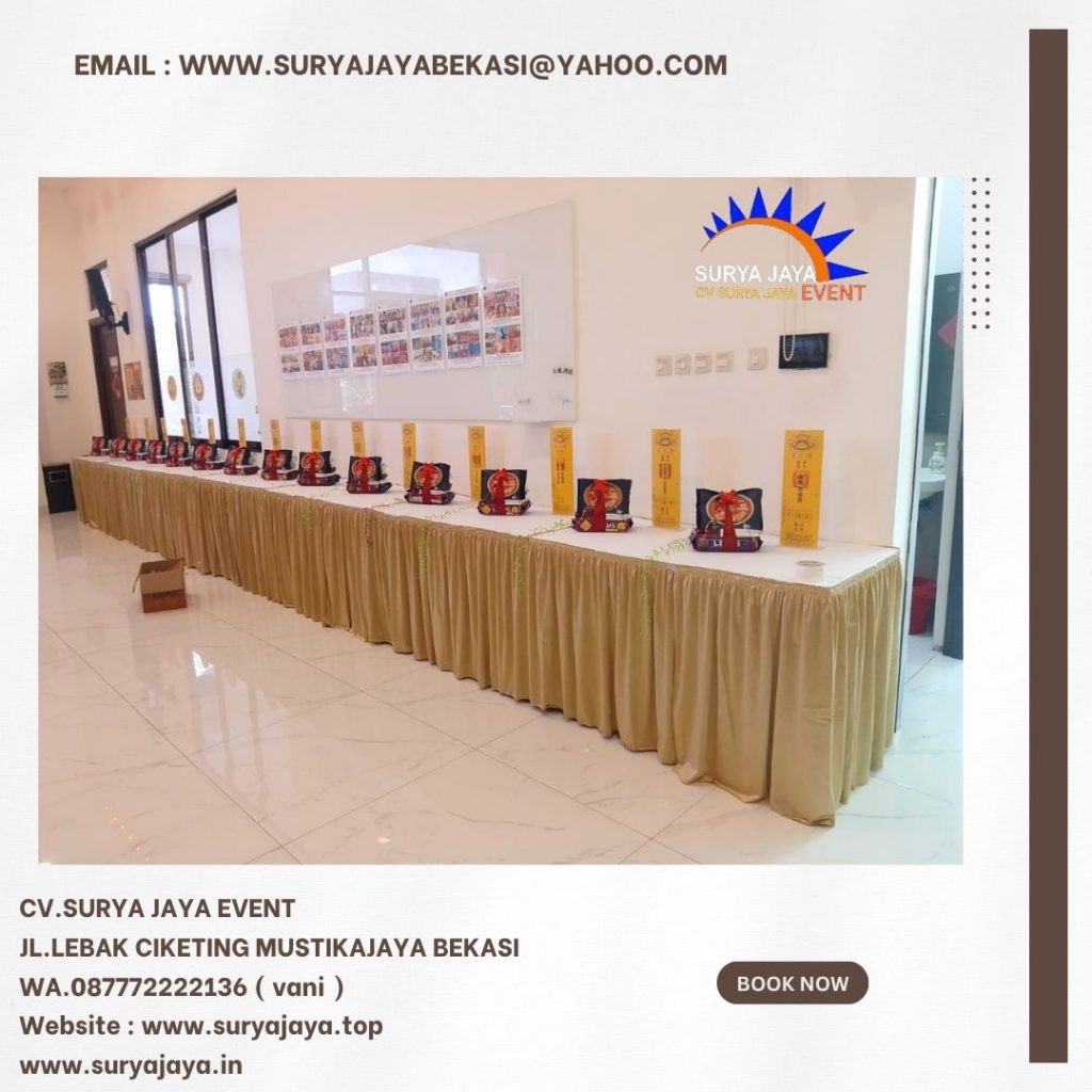 Sewa Meja Ibm Dan Kotak Event Wihara Perumahan Marina