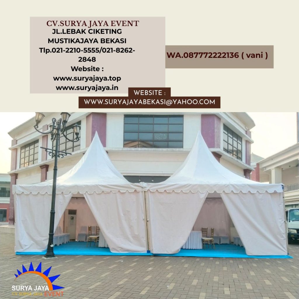 Sewa Sarnafil Tenda Kerucut Putih Bogor