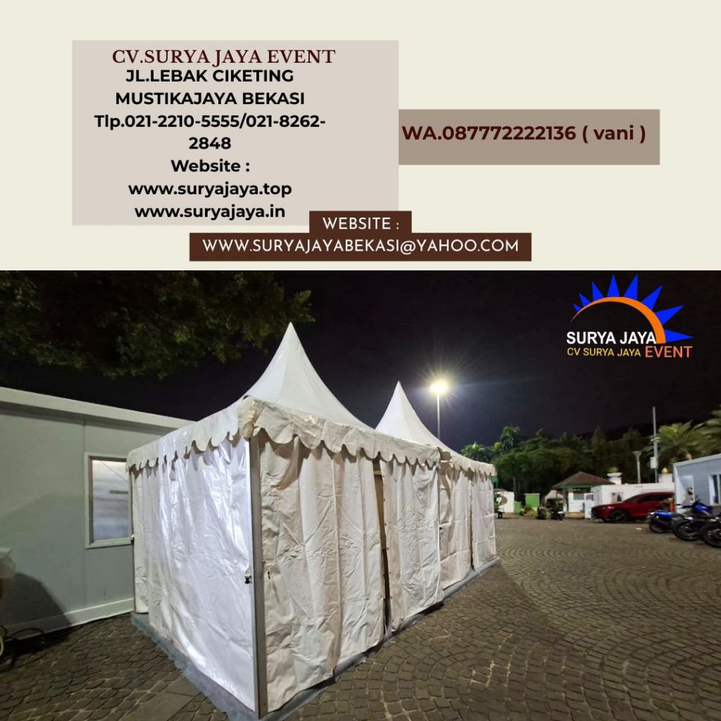 Sewa Sarnafil Tenda Kerucut Putih Bogor