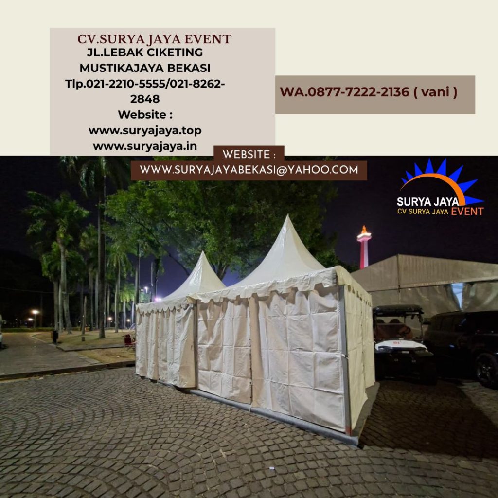 Sewa Sarnafil Tenda Kerucut Putih Bogor