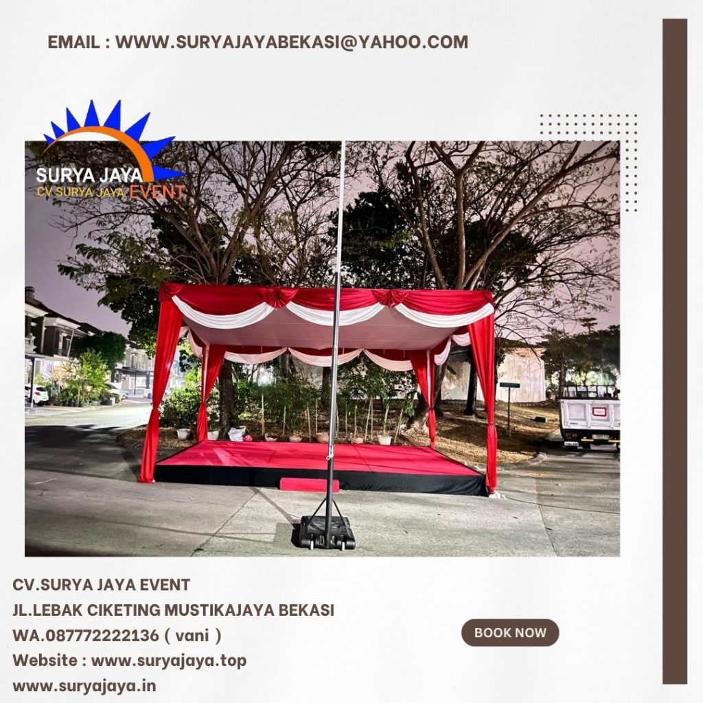 Sewa Tenda Panggung Merah Putih Cikarang Bekasi