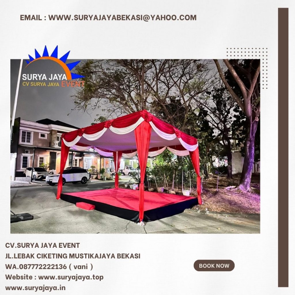 Sewa Tenda Panggung Merah Putih Cikarang Bekasi