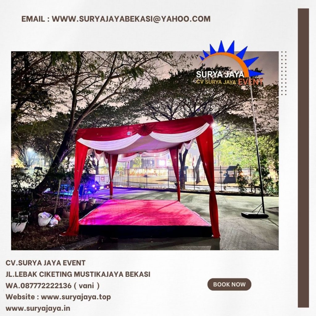 Sewa Tenda Panggung Merah Putih Cikarang Bekasi