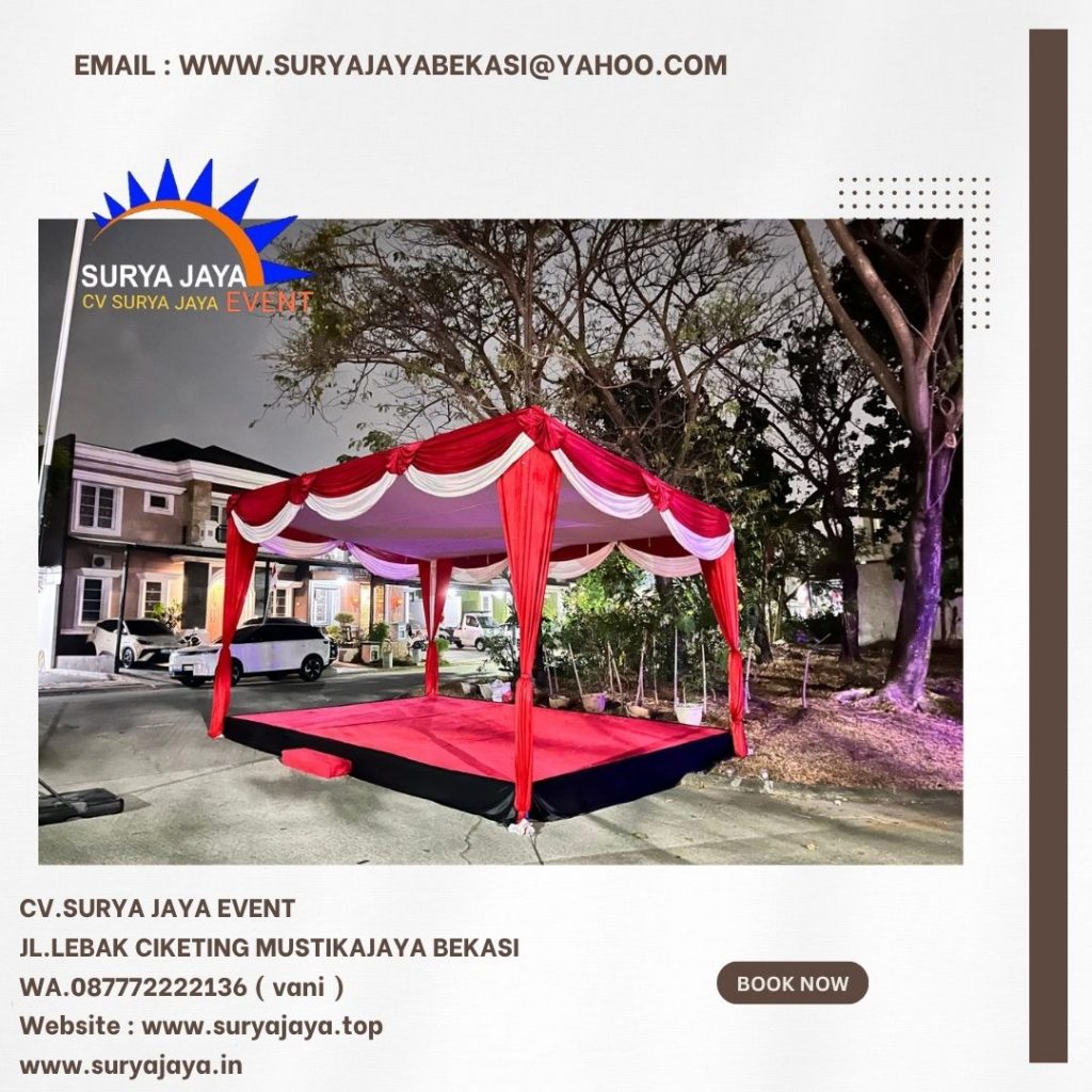 Sewa Tenda Panggung Merah Putih Cikarang Bekasi