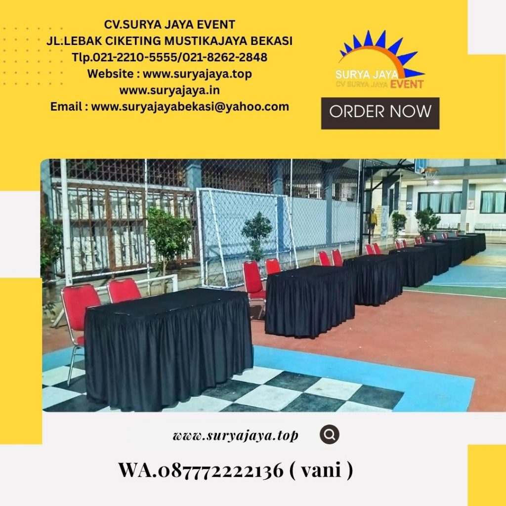 Sewa Meja Kotak Dan Kursi Futura Bekasi