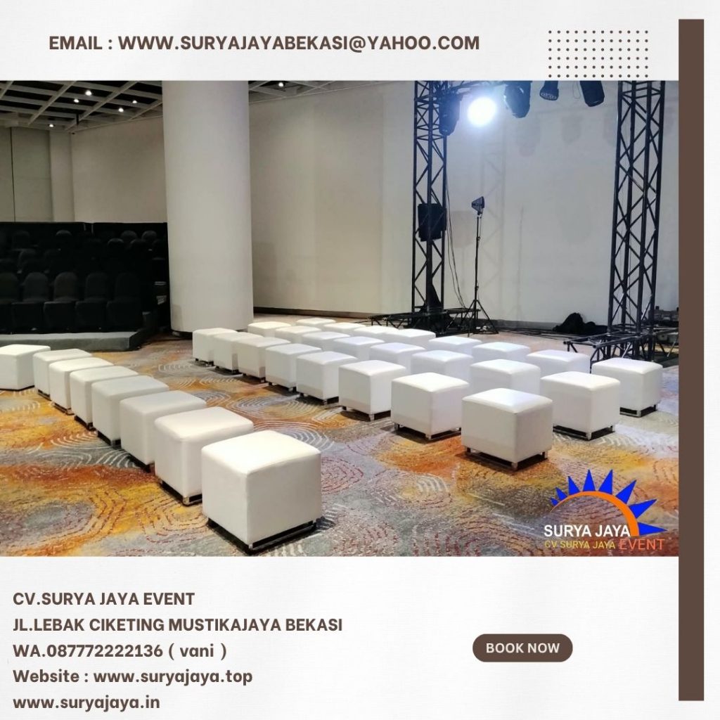 Sewa Puff Chairs Putih Jakarta Selatan (087772222136)