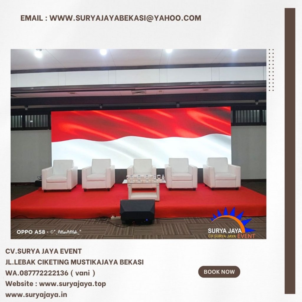 Sewa Sofa Putih wisma Serbaguna Senayan (087772222136)