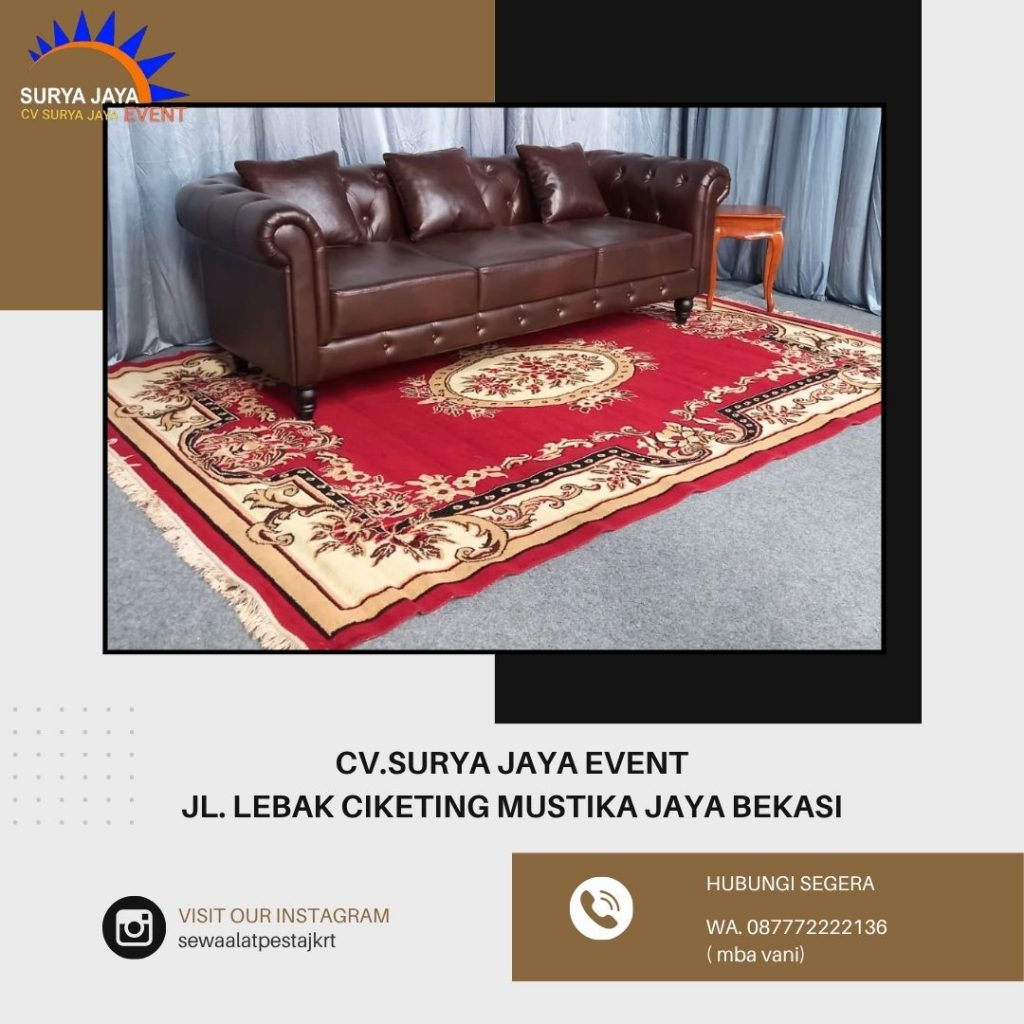 Sewa Sofa Tamu Triple Jakarta (087772222136)