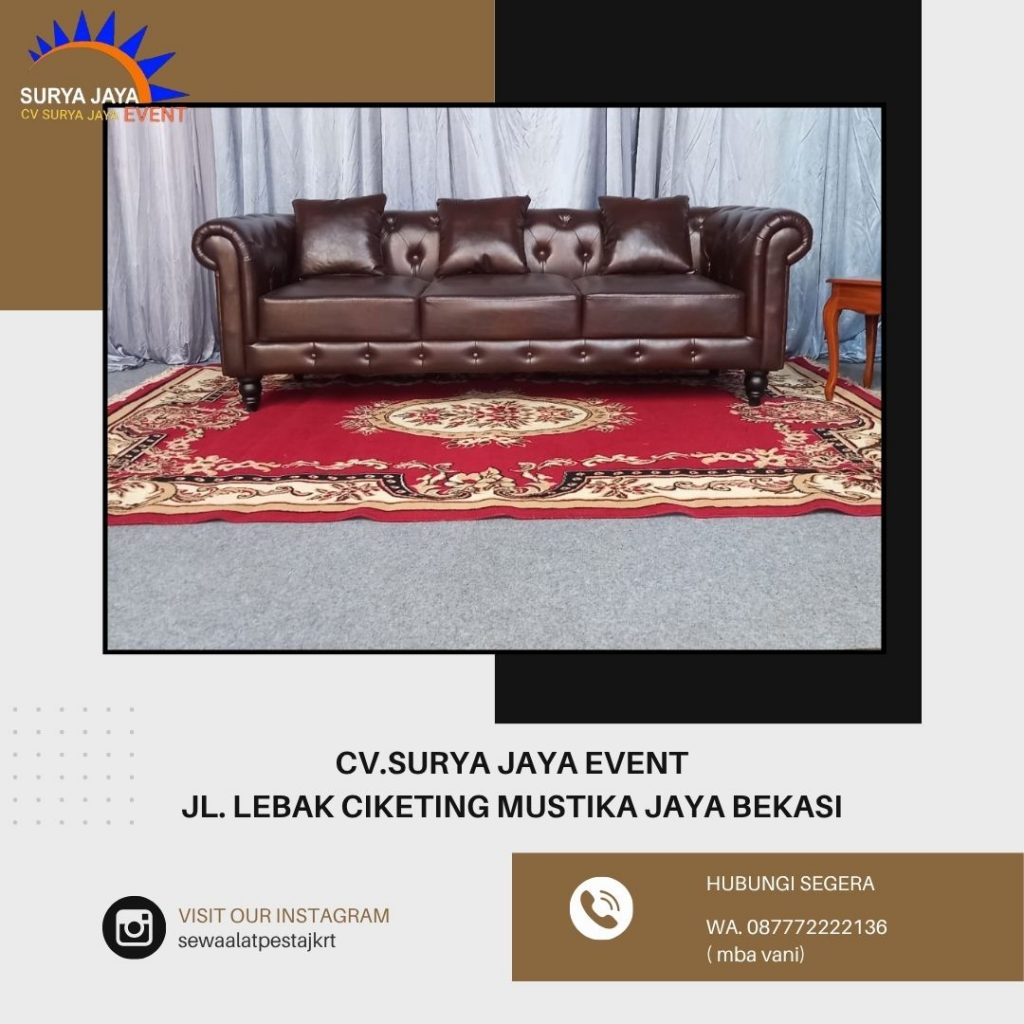 Sewa Sofa Tamu Triple Jakarta (087772222136)