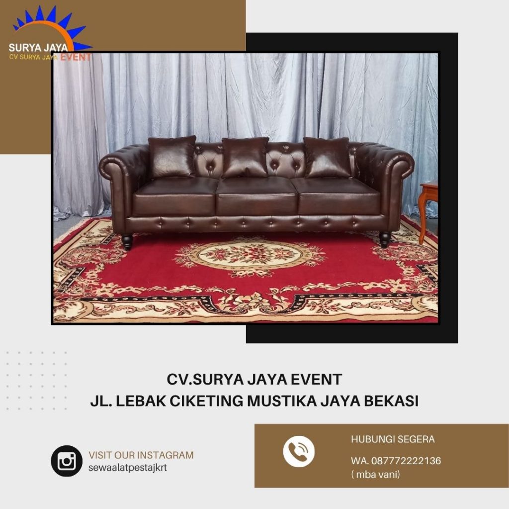 Sewa Sofa Tamu Triple Jakarta (087772222136)