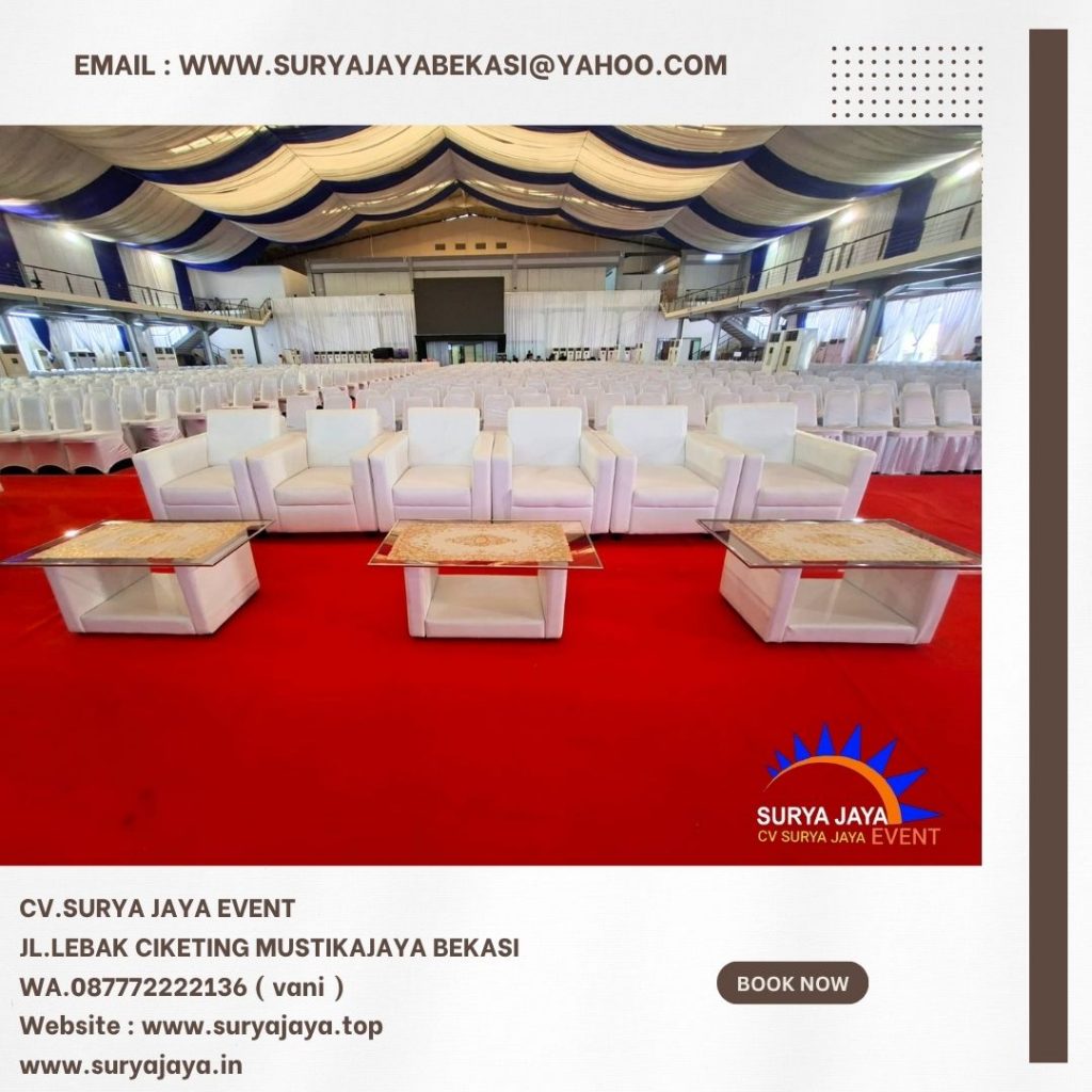 Sewa Sofa,Meja VIP kaca president University cikarang (087772222136)