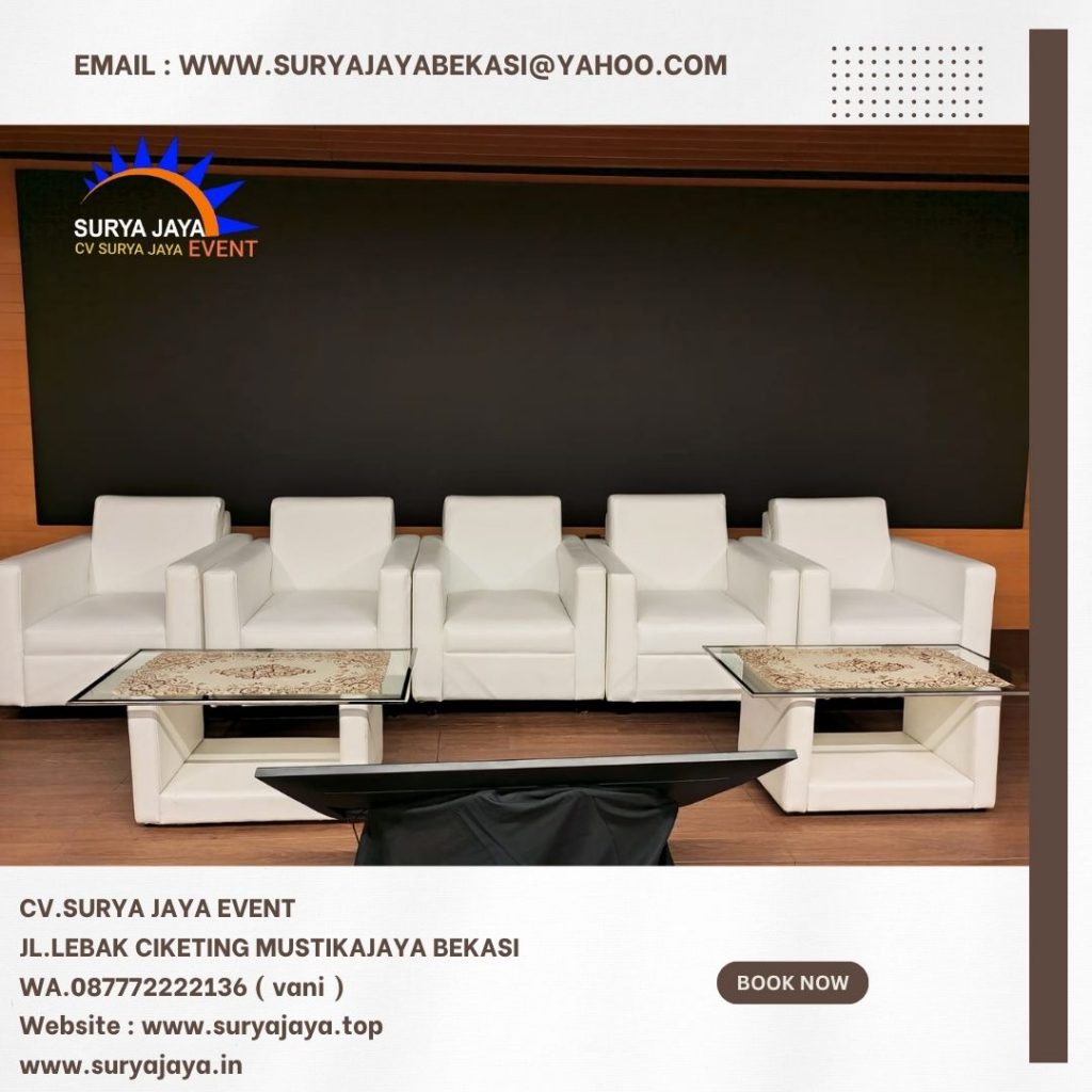 Sewa Sofa,Meja VIP kaca president University cikarang (087772222136)