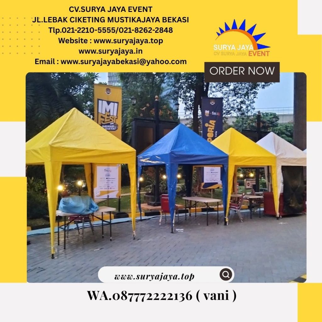 Sewa Tenda Bazar Warna-warni event direktorat jendral imigrasi Kuningan Jakarta Selatan