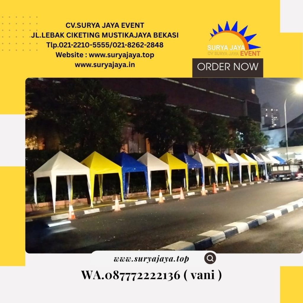 Sewa Tenda Bazar Warna-warni event direktorat jendral imigrasi Kuningan Jakarta Selatan