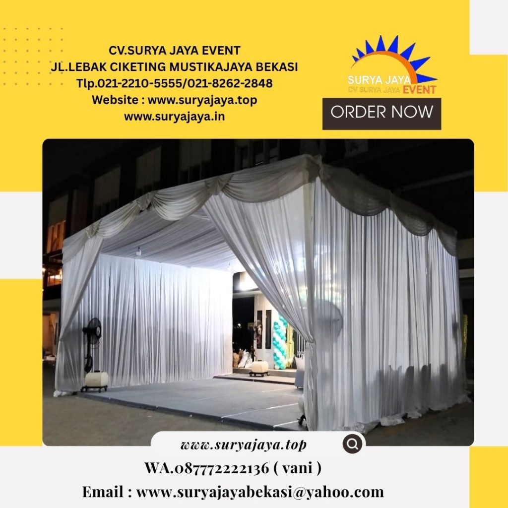 Sewa Tenda Hanggar Dekor Serut Jakarta