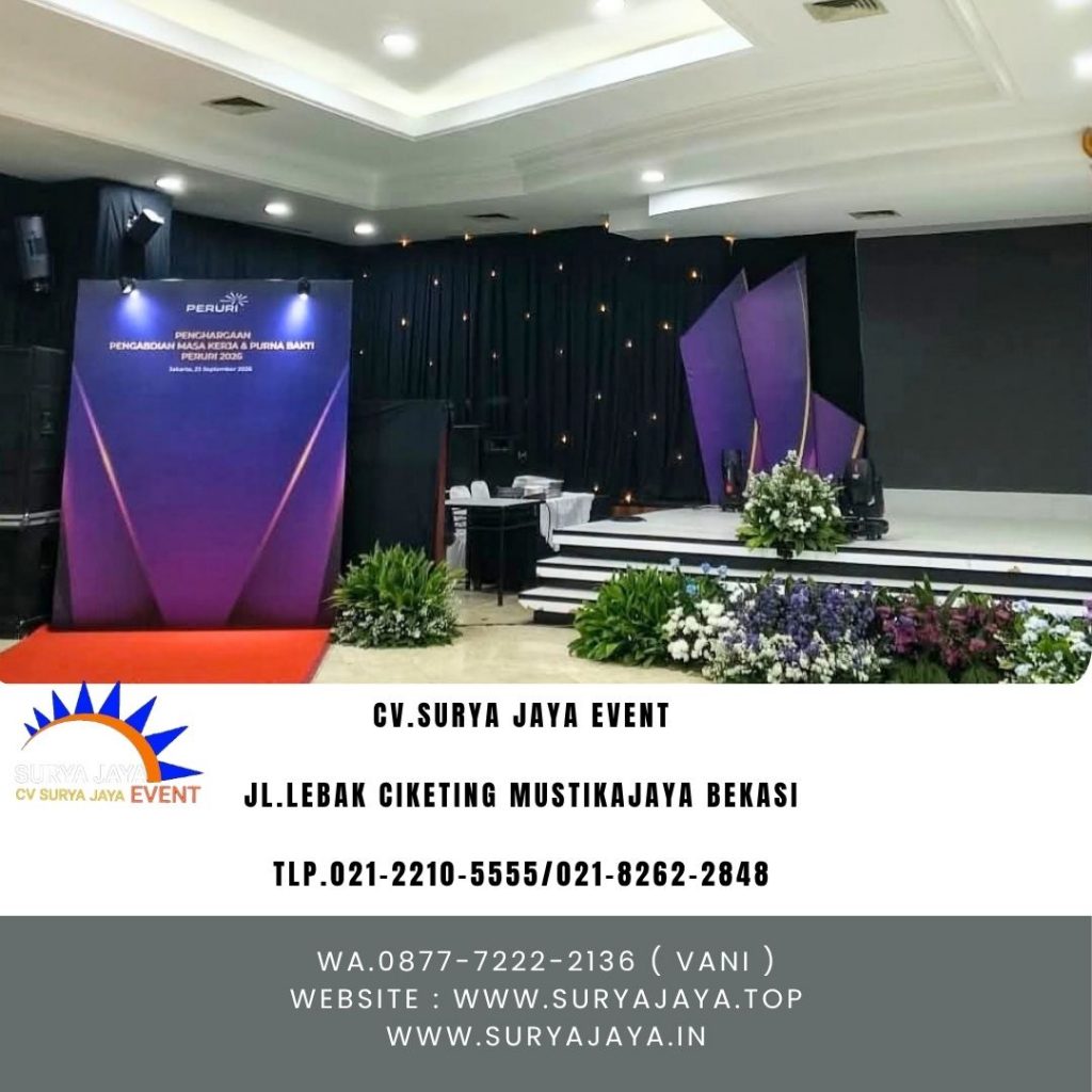 Sewa Tirai Hitam Plus Starlight Karawang