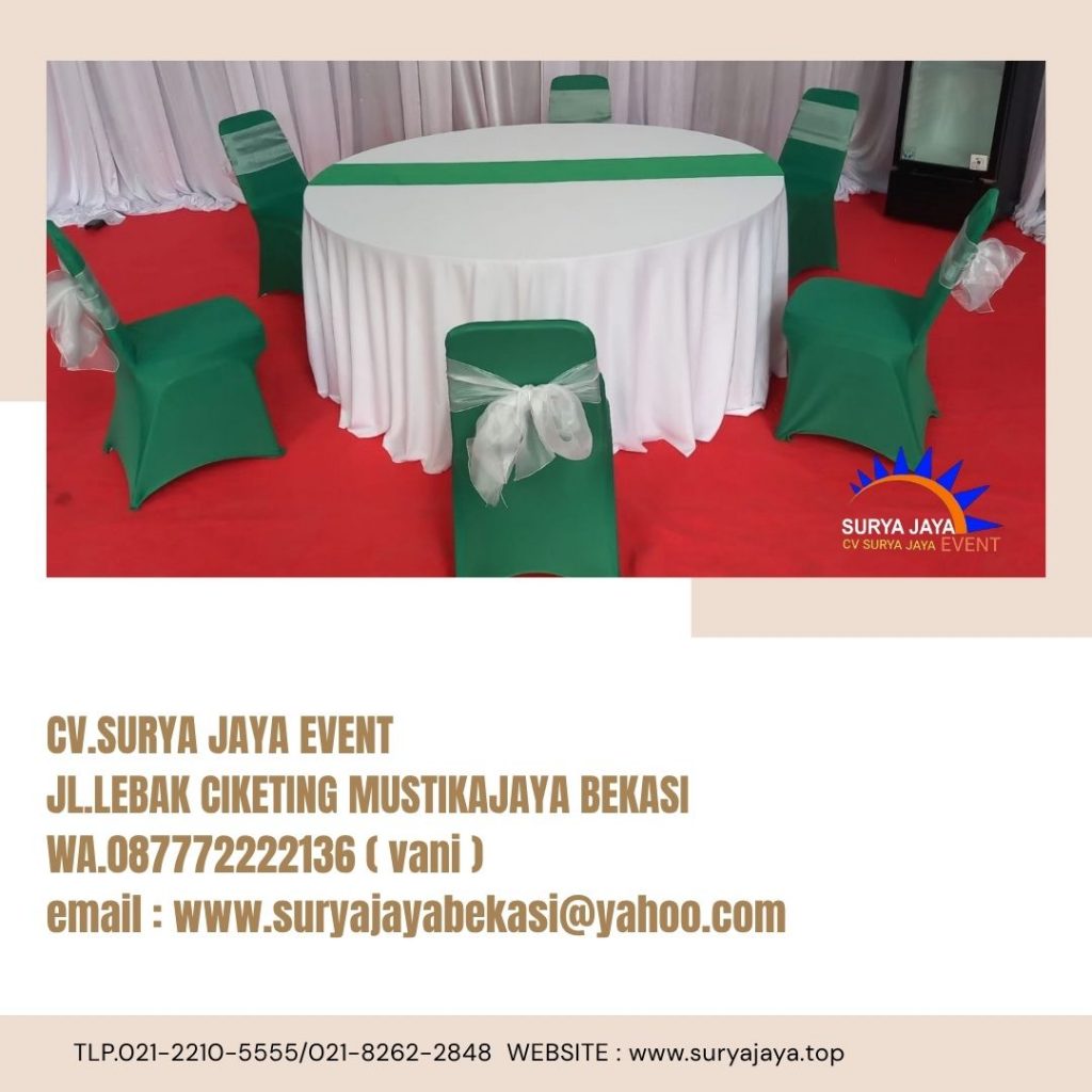 Sewa Kursi Event Cover Hijau New Product Jakarta (087772222136)