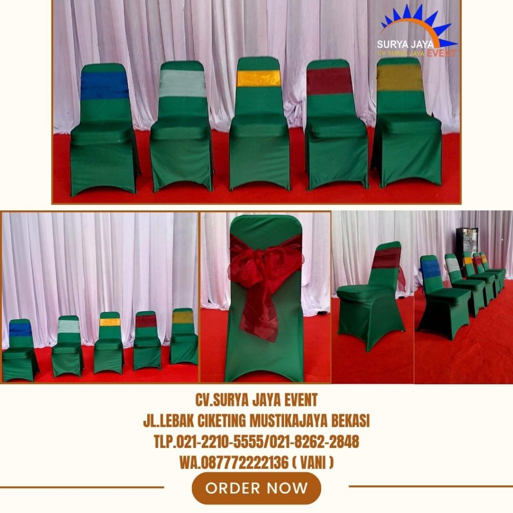 Sewa Kursi Event Cover Hijau New Product Jakarta (087772222136)