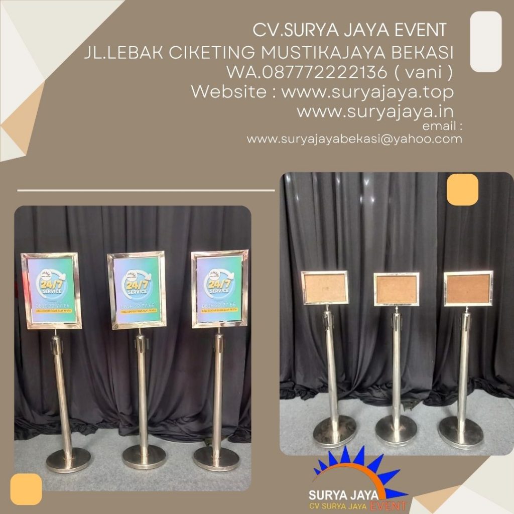 Sewa Sign In Out Ukuran A3 Dan A4 Di Jakarta
