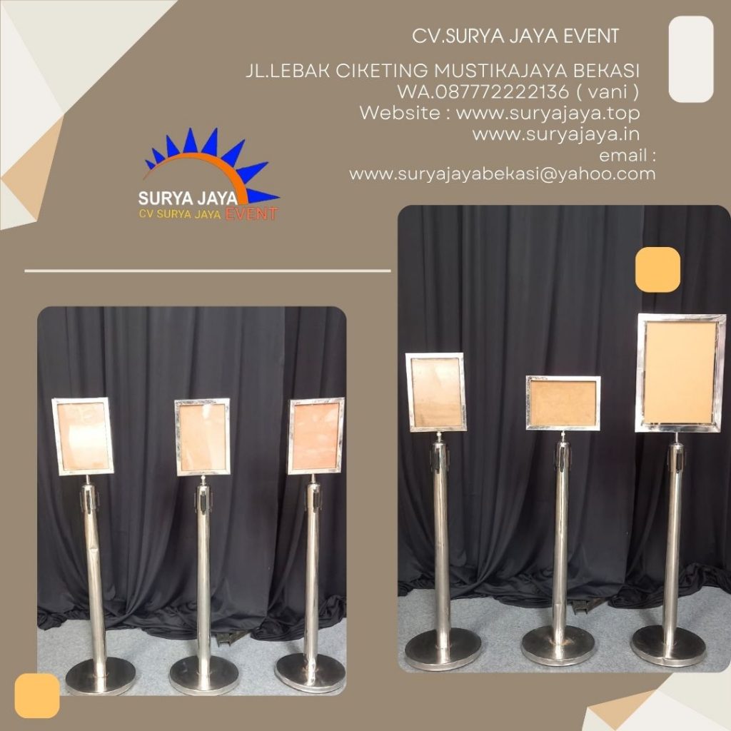 Sewa Sign In Out Ukuran A3 Dan A4 Di Jakarta