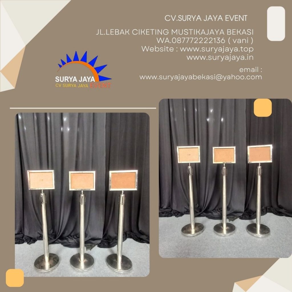 Sewa Sign In Out Ukuran A3 Dan A4 Di Jakarta