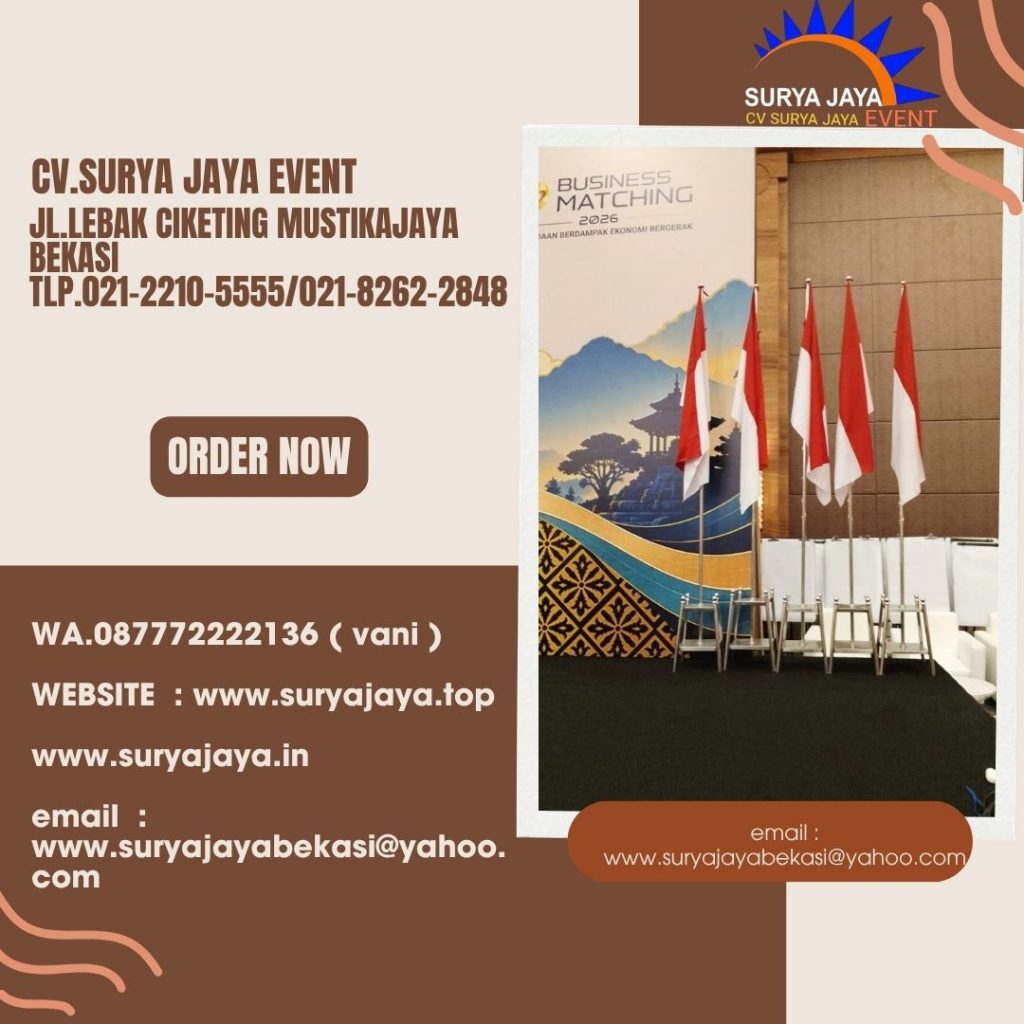 Sewa Tiang Bendera Stainless Pullman Central Park Jakarta Barat